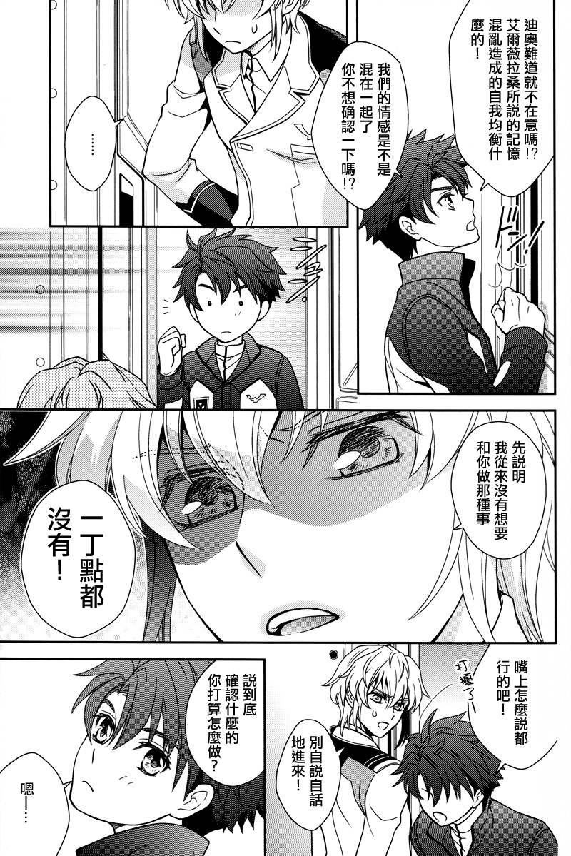 (C86) [Higashi Mikuni Kamen (Saitoh Maho)] Nice Ba Coupling! (Buddy Complex)[Chinese] - Page 8