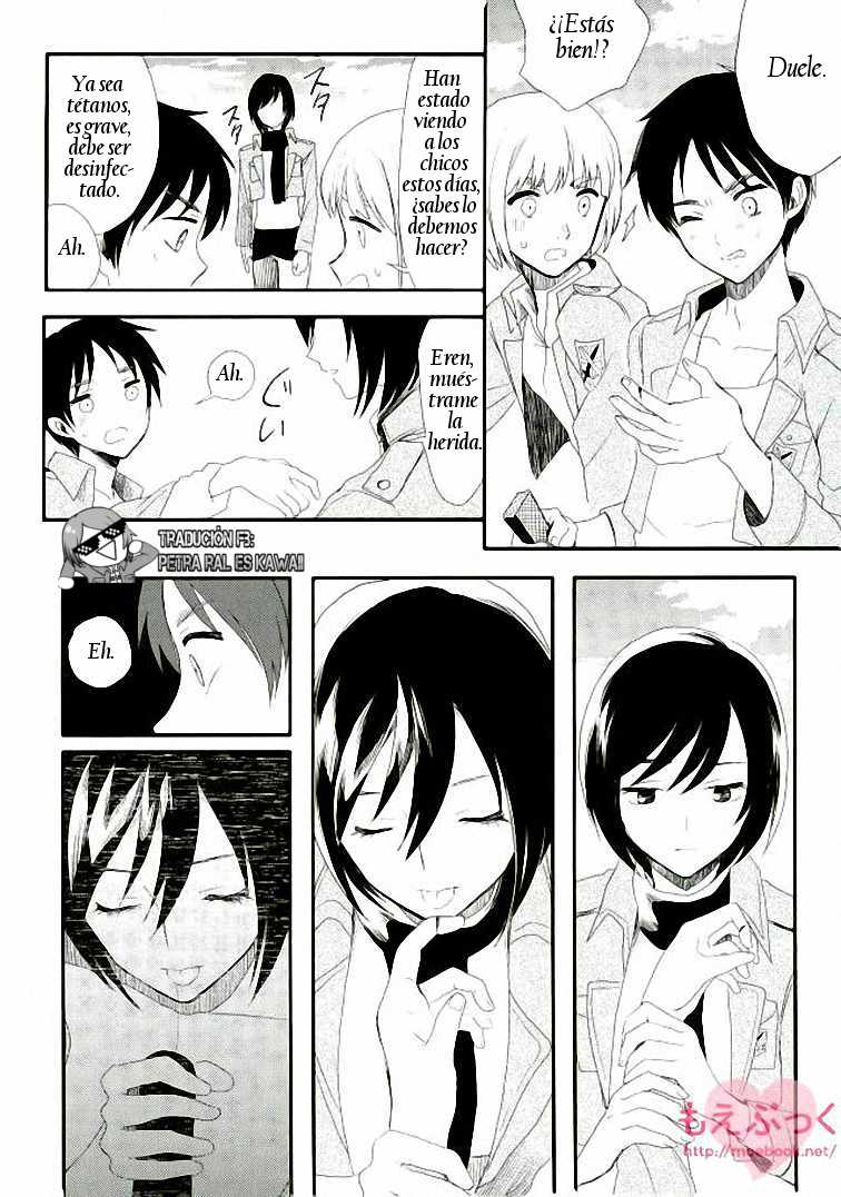 (SUPER23) [Poritabe. (Shirihagi Gomame)] Ai no Romance Kouhen (Shingeki no Kyojin) [Spanish] - Page 17