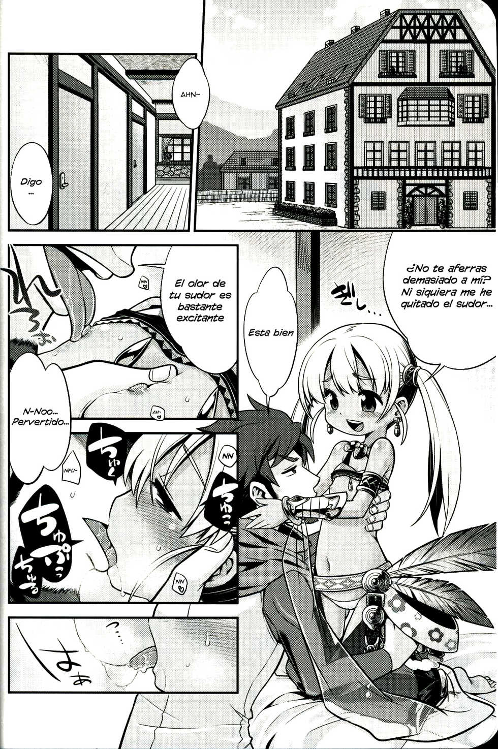 (SC58) [Kazeuma (Minami Star)] Sekaiju no Anone 21 (Etrian Odyssey) [Spanish] - Page 3