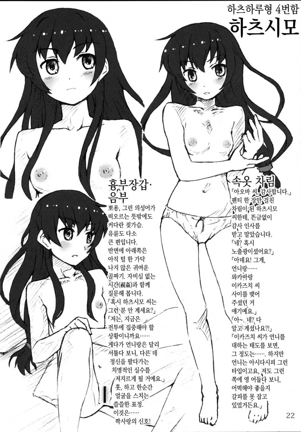 [LUNATIC PROPHET (Arimura Yuu)] Oshikkollection Kuchikukan Hen Ni  - PISS-COLLE DESTROYERS II | 오줌 컬렉션 구축함편 2 (Kantai Collection -KanColle-) [Korean] [Digital] - Page 22