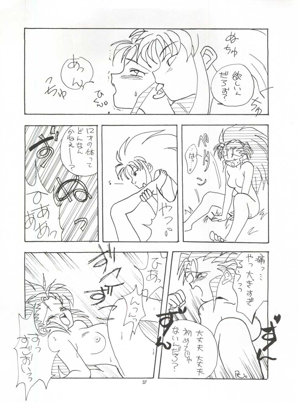 (CR16) [Paradise City (Various)] Tabeta Kigasuru 5 ~Mouryou-tachi no Utage~ (Tenchi Muyo!) - Page 37