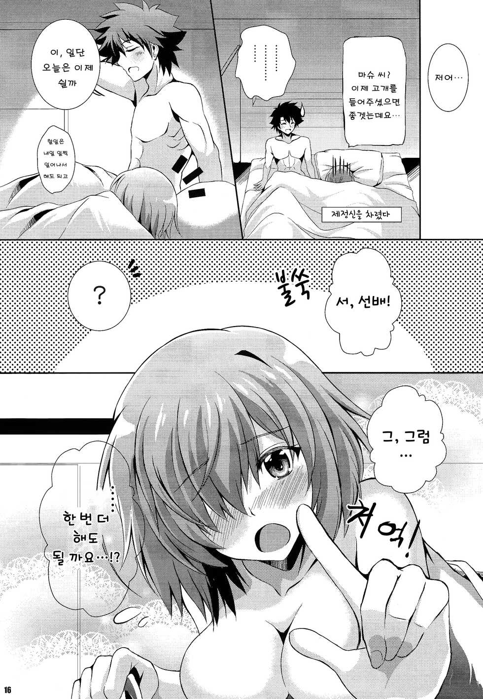 (COMIC1☆11) [The Seventh Sign (Kagura Yuuto)] Life goes on (Fate/Grand Order) [Korean] [Team AteLieR] - Page 15