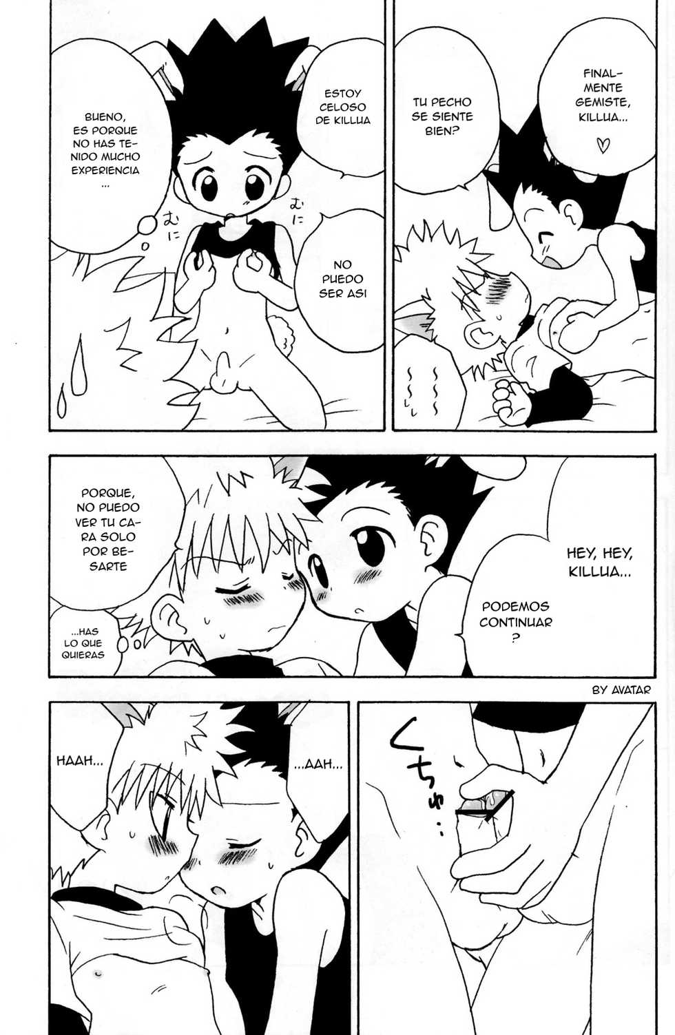 (CCOsaka89) [Kurikomi (Adachi Himiko)] Haruneko Usagi Tsukiyo (Hunter x Hunter) [Spanish] [Avatar-kun] - Page 11