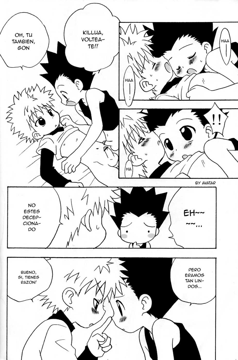 (CCOsaka89) [Kurikomi (Adachi Himiko)] Haruneko Usagi Tsukiyo (Hunter x Hunter) [Spanish] [Avatar-kun] - Page 14