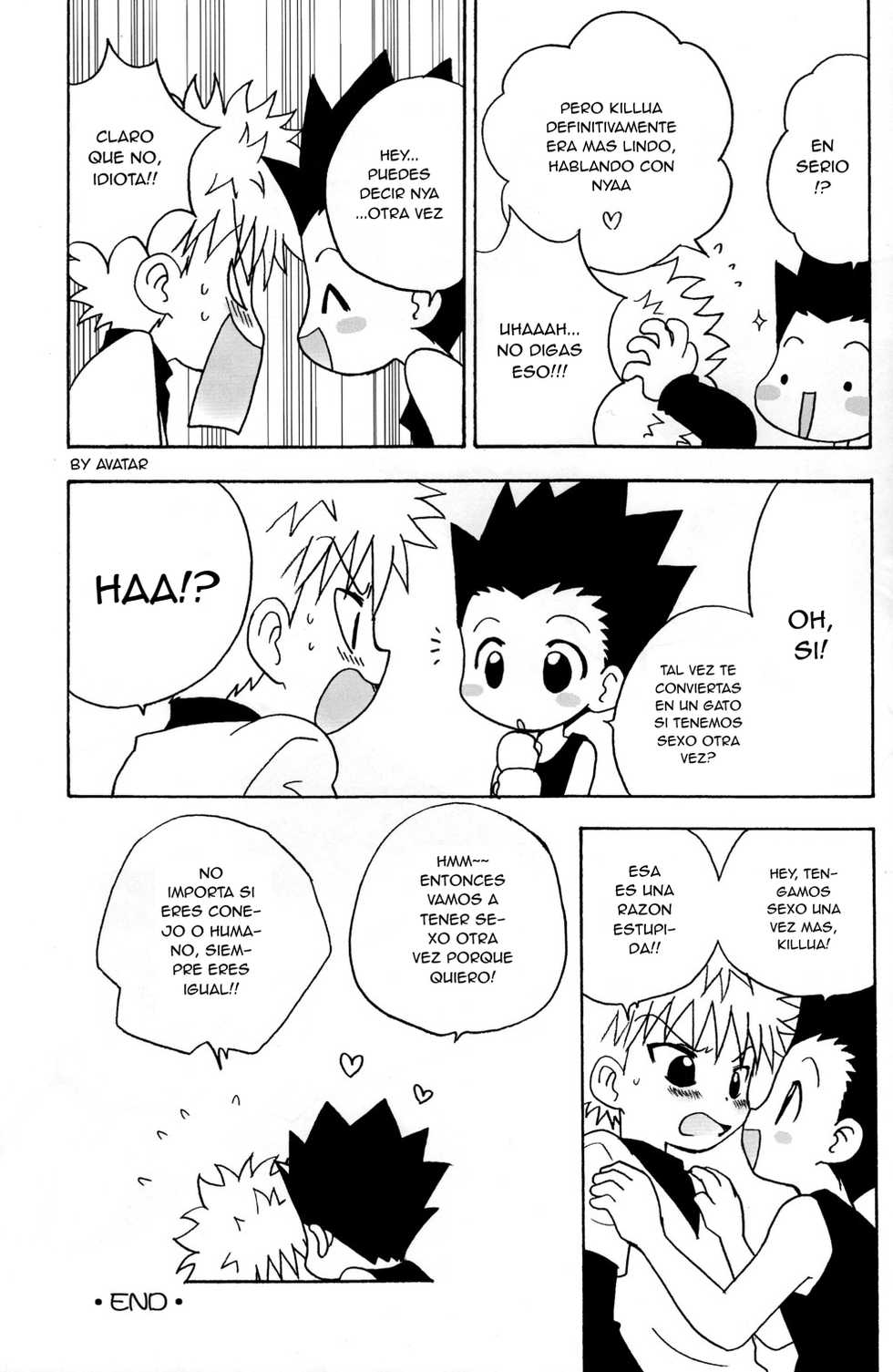 (CCOsaka89) [Kurikomi (Adachi Himiko)] Haruneko Usagi Tsukiyo (Hunter x Hunter) [Spanish] [Avatar-kun] - Page 15