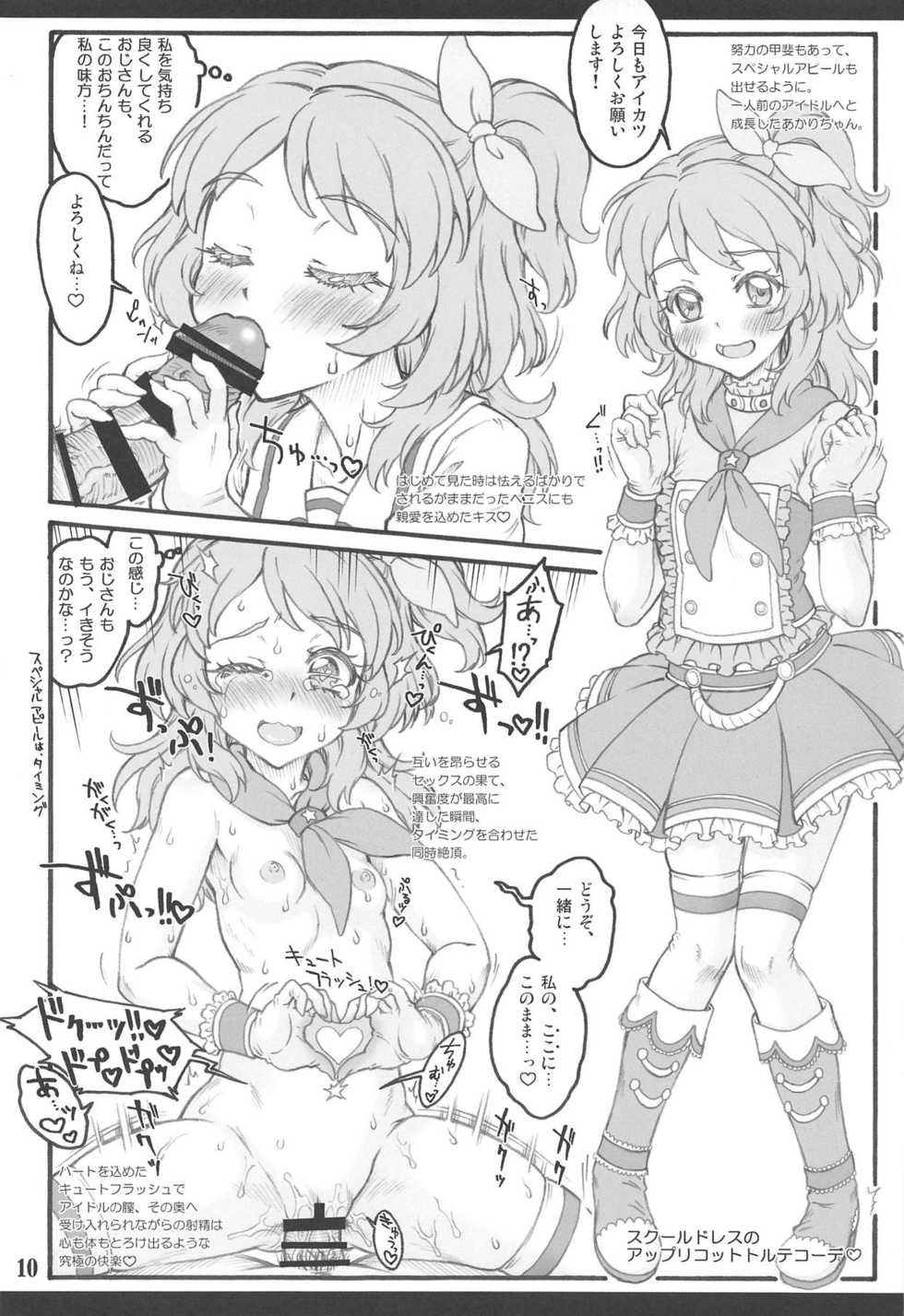(C94) [Chiriakuta (Yaburebouki Akuta)] Calendar Girls 3.0 (Aikatsu!) - Page 9