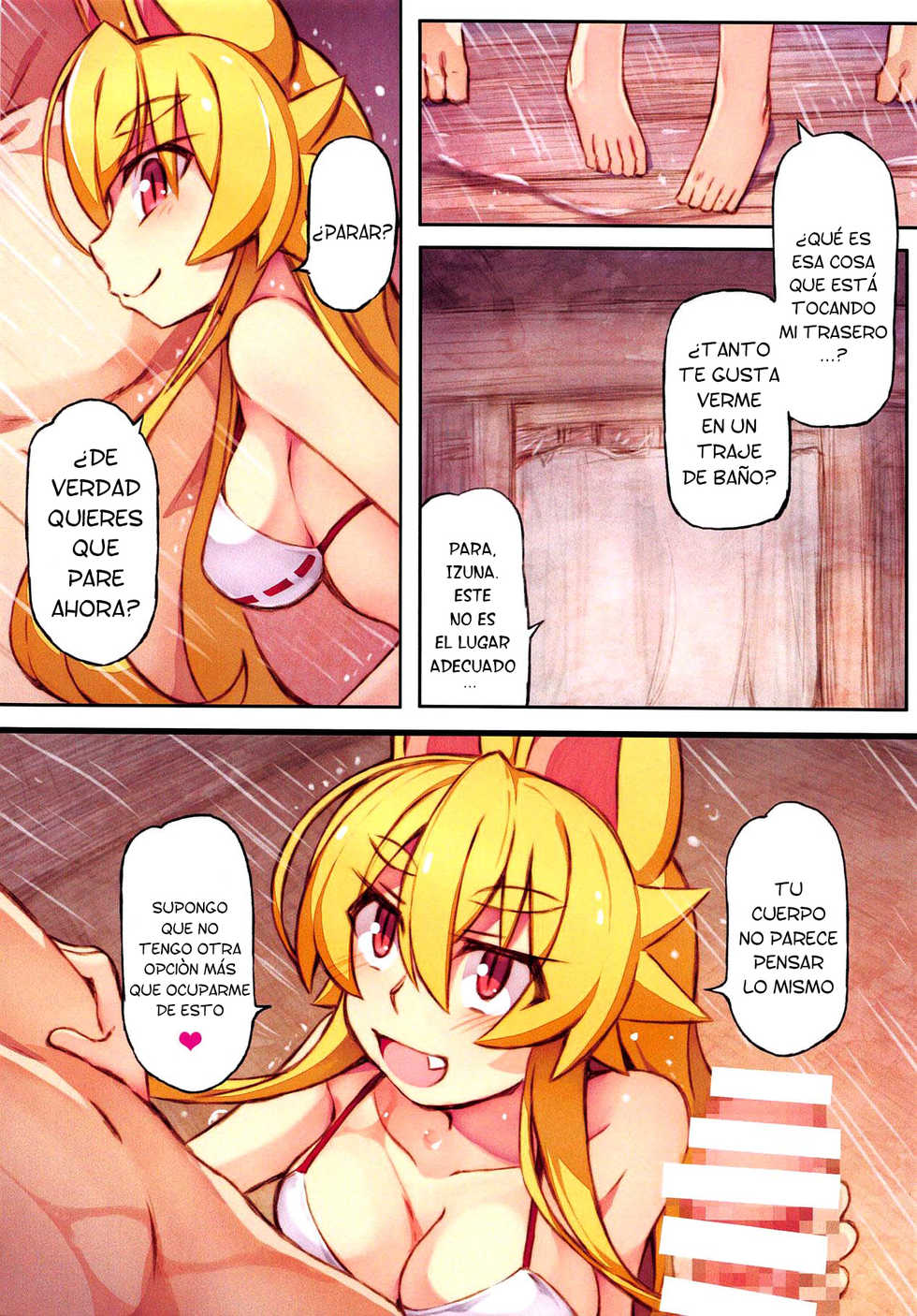 (Mimiket 40) [Kitsune-Goya (saru)] Izuna no Hon Sono Nana Umi ni Iku no Maki | Inuza's Book - Going to The Beach (Shinrabansho Choco) [Spanish]  [Lanerte] - Page 7
