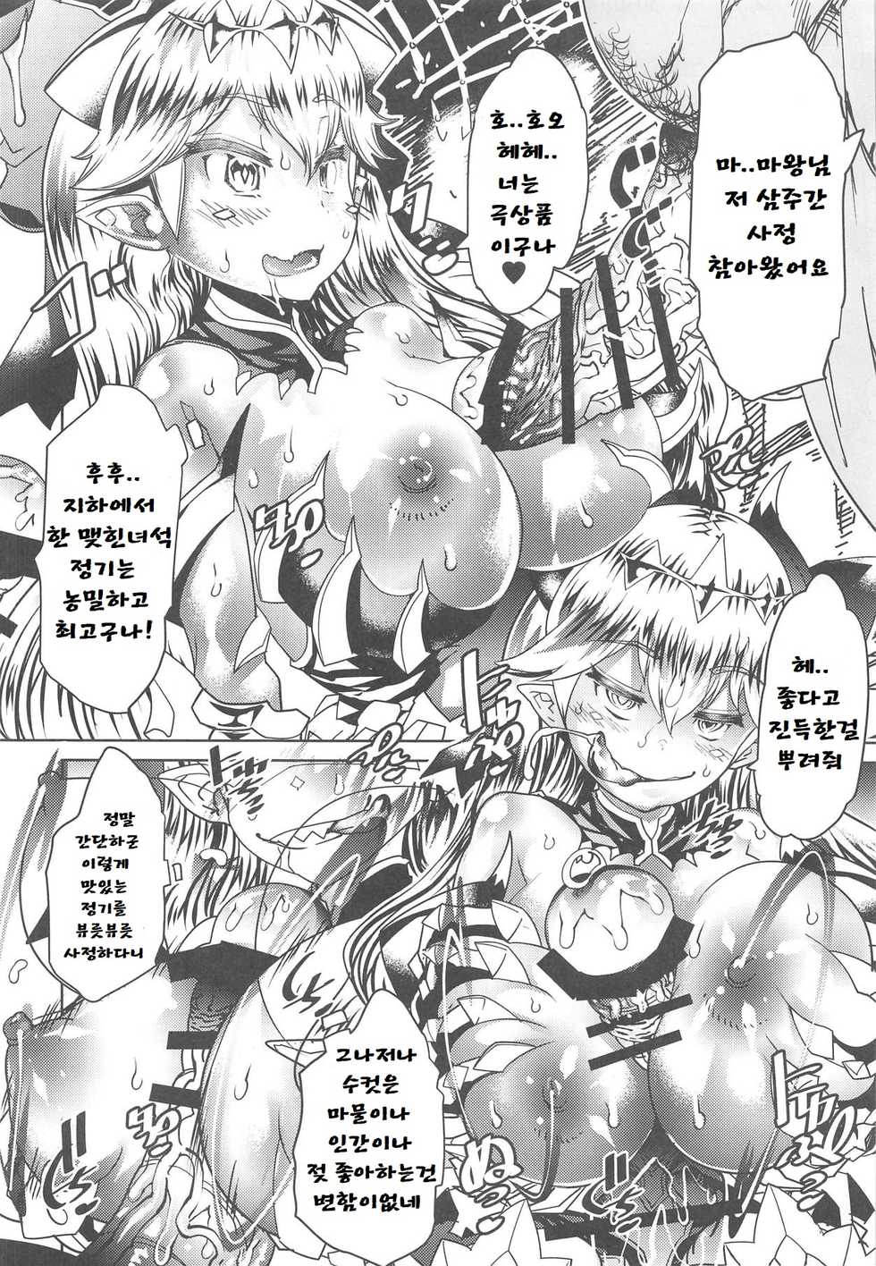 (C95) [AMAGI's Report (Amagi Michihito)] Queen Of Gluttony (King's Raid) [Korean] - Page 5