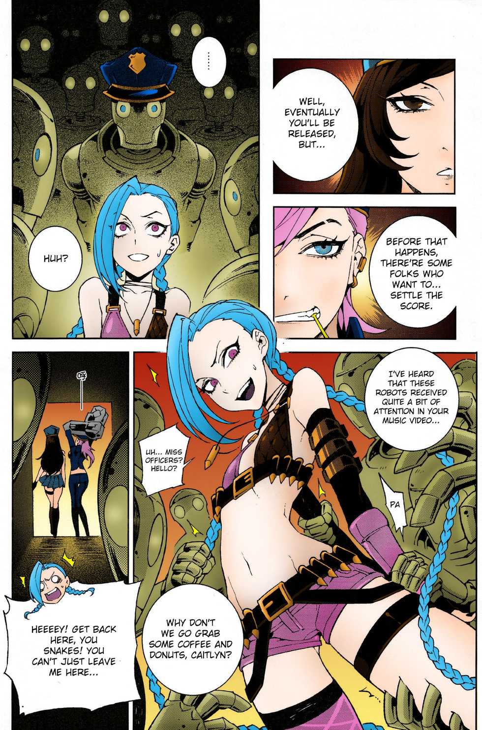 (FF23) [Turtle.Fish.Paint (Hirame Sensei)] JINX Come On! Shoot Faster (League of Legends) [English] [HerpaDerpMan] [Colorized] [Decensored] - Page 3