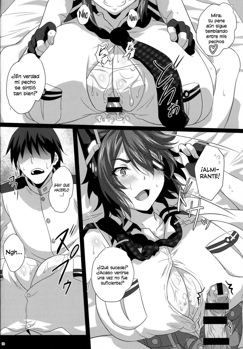 (C94) [METAL-WIND (Sangou)] Oppai Member Paizuri Lesson (Kantai Collection -KanColle-) (Spanish) [Kantai Doujins] - Page 9