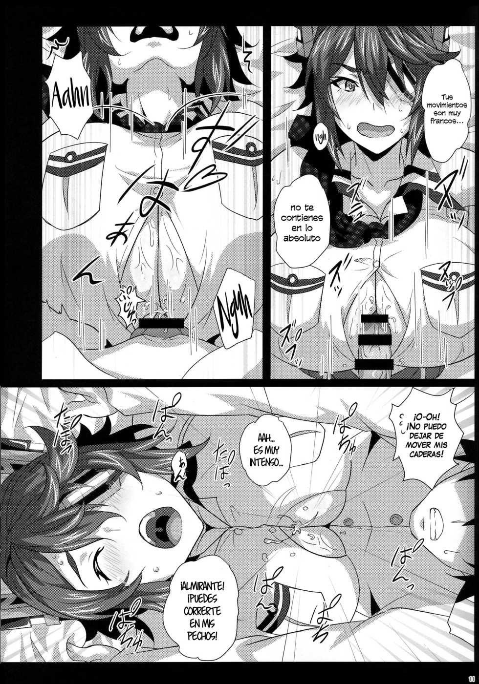 (C94) [METAL-WIND (Sangou)] Oppai Member Paizuri Lesson (Kantai Collection -KanColle-) (Spanish) [Kantai Doujins] - Page 10