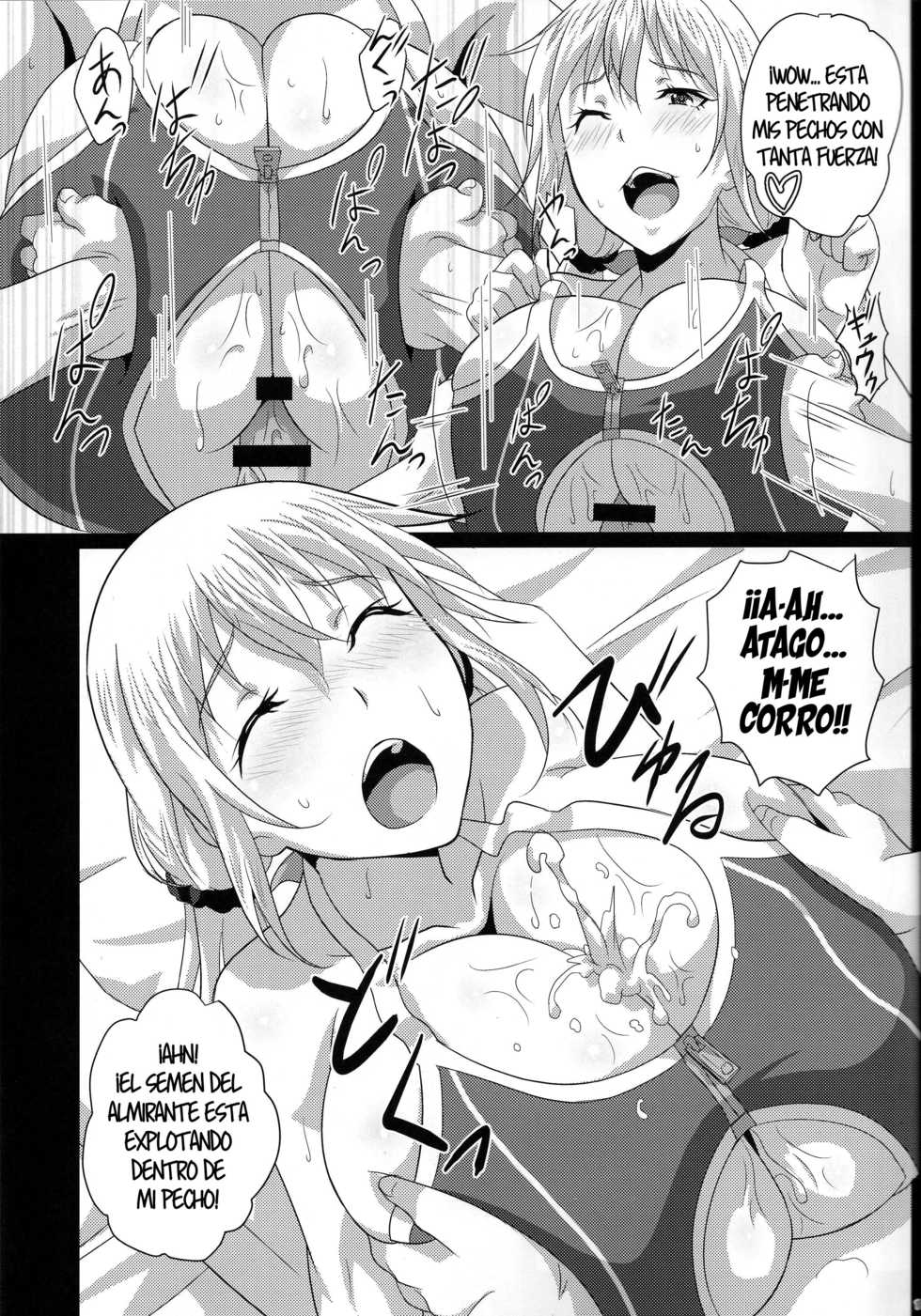 (C94) [METAL-WIND (Sangou)] Oppai Member Paizuri Lesson (Kantai Collection -KanColle-) (Spanish) [Kantai Doujins] - Page 16
