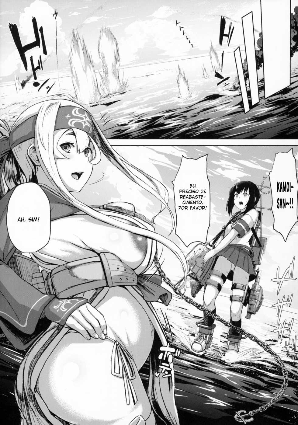 (C92) [CrowView (Taji)] Kamoi Hokyuu Ninmu - kamoi hokyu mission (Kantai Collection -KanColle-) [Portuguese-BR] [progste] [Rai Staz] - Page 14