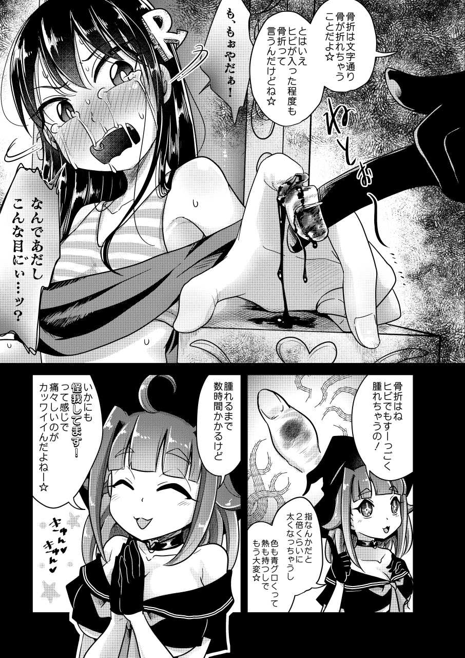 [Dennou Chocolate (AwA)] Ryona zukan ~ yubi seme gankyuu seme ~ [Digital] - Page 9