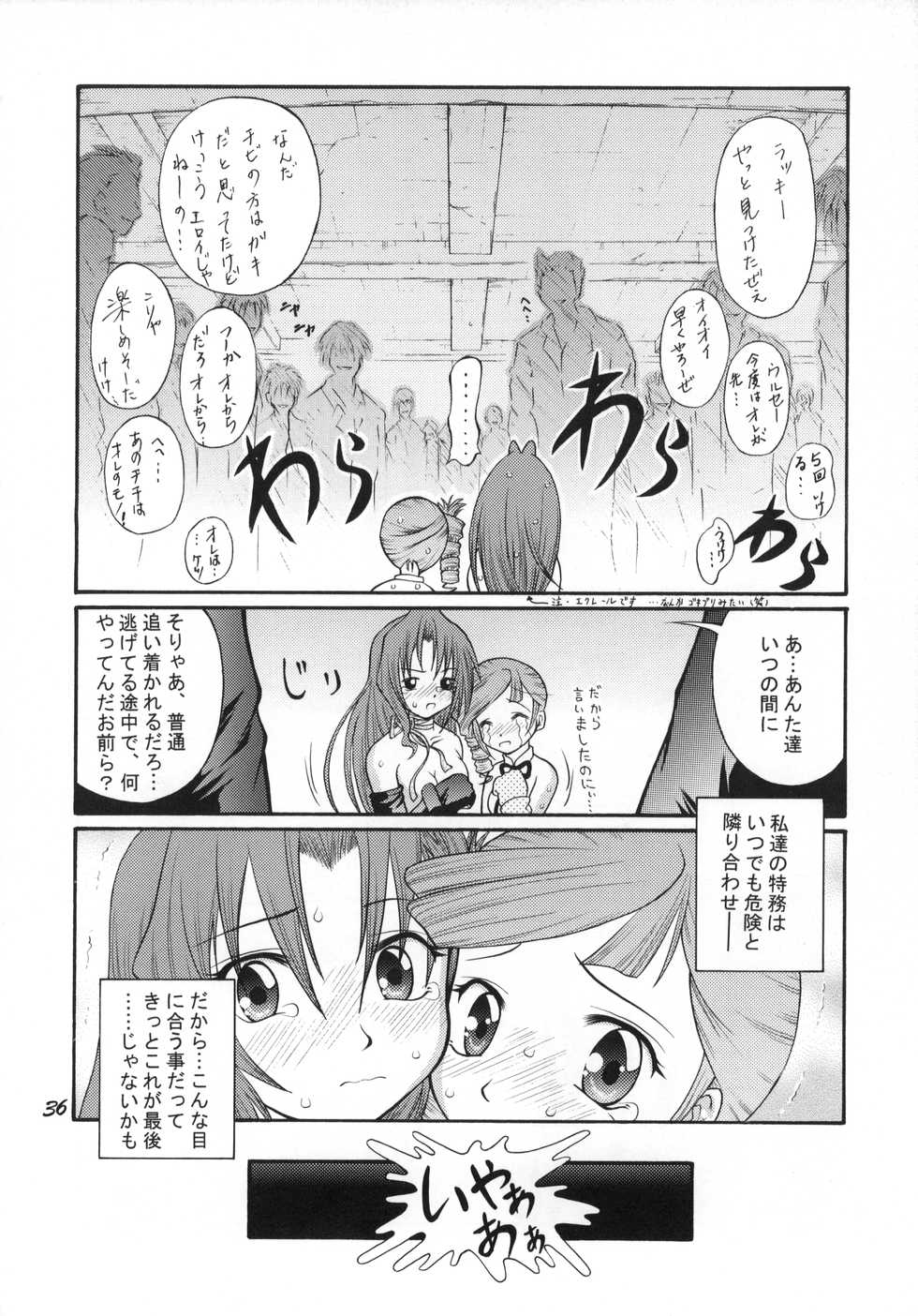 (SC21) [Purimomo (Goyac)] Anna Toko mo Konna Toko mo Elegant♪ (Kiddy Grade) - Page 35