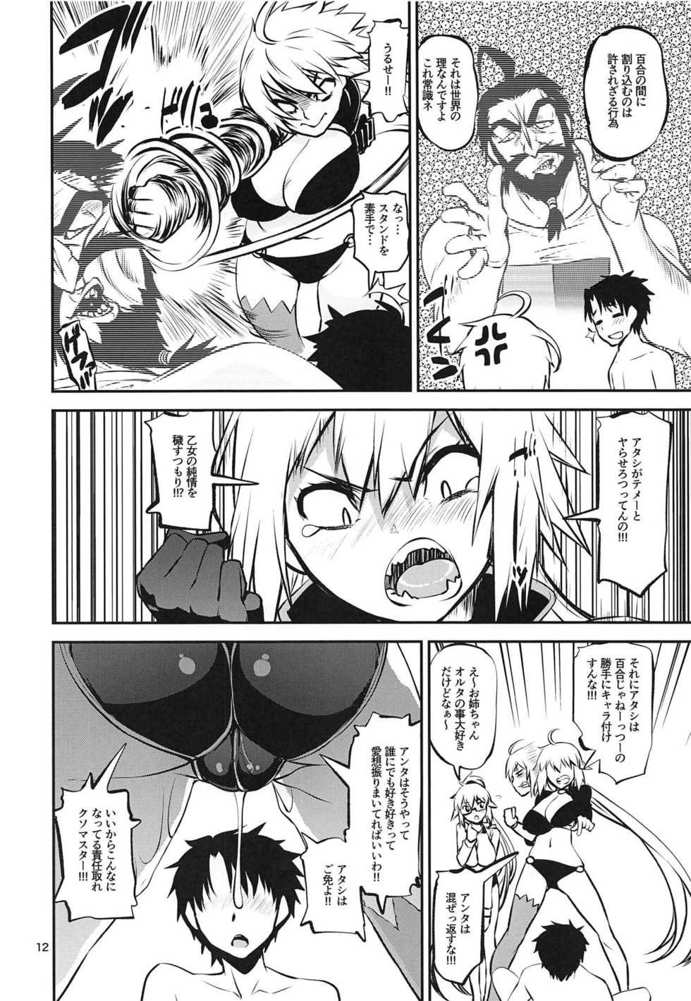 (C95) [KATAMARI-YA (Shinama, Kanetsuki Masayoshi)] Mizube no Souseijo-sama de Minuki Shitai (Fate/Grand Order) - Page 11