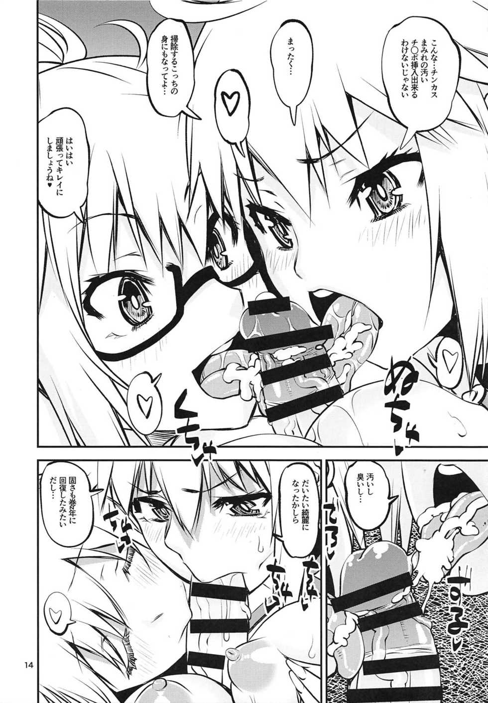 (C95) [KATAMARI-YA (Shinama, Kanetsuki Masayoshi)] Mizube no Souseijo-sama de Minuki Shitai (Fate/Grand Order) - Page 13