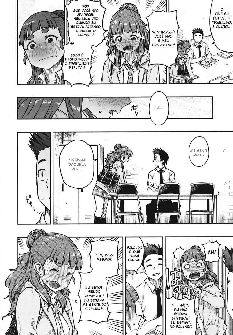 [Rokusyoku Mikan (Tachiroku)] Sunao na Nao (THE IDOLM@STER CINDERELLA GIRLS) [Portuguese-BR] [Rai Staz] [Digital] - Page 7