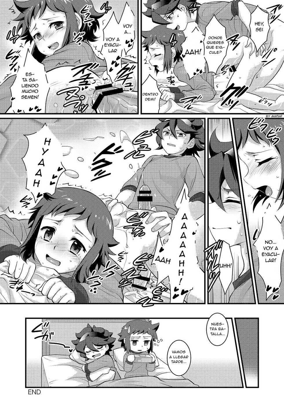 [Torajima-shi Kouhouka (Torajimaneko)] Builder to Fighter no Naisho Banashi (Gundam Build Fighters) [Spanish] [Avatar-kun] [Digital] - Page 17