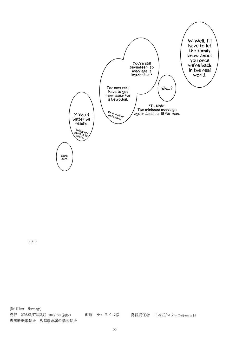 [Sanyongo (Roku)] Brilliant Marriage (Persona 3) [English] [EHCOVE] [2016-01-17] - Page 29