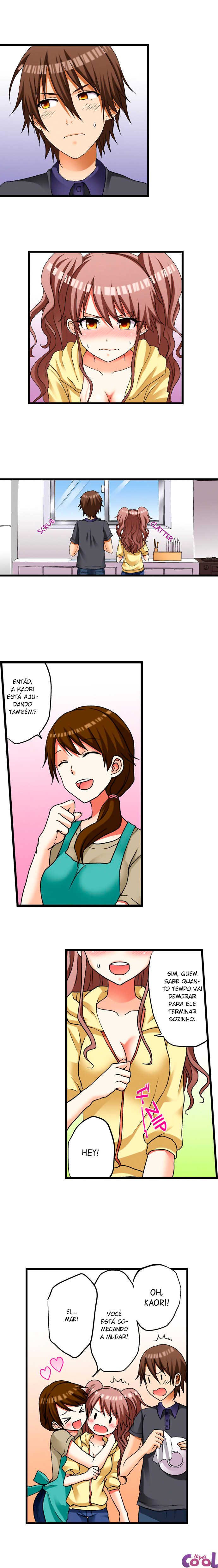 [Porori] My First Time is with.... My Little Sister?! (Cap.1~20) [Portuguese-BR] [Em publicação] {HipercooL} - Page 155