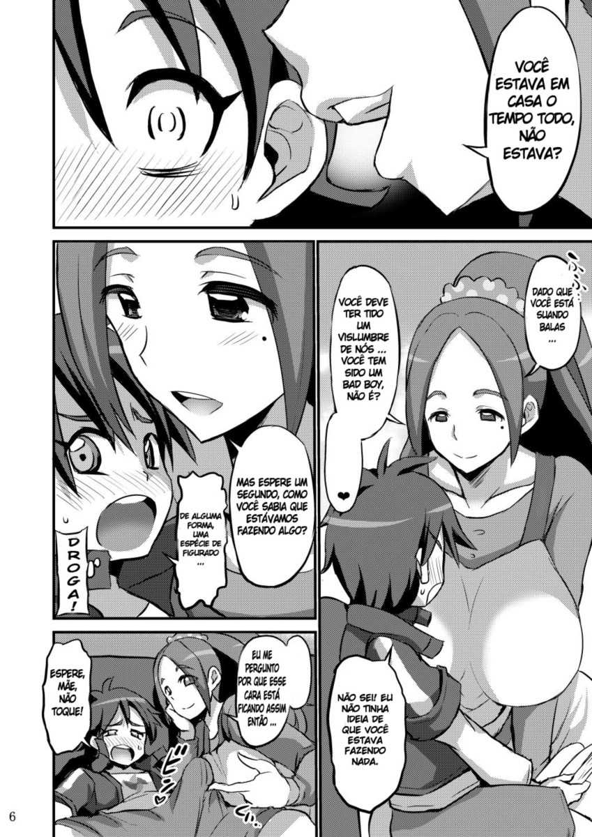 [GOD Ryokutya (Bu-chan)] Papa ni wa Naisho yo? | Don't Tell Dad OK! (Brave Beats) [Portuguese-BR] [Digital] - Page 5