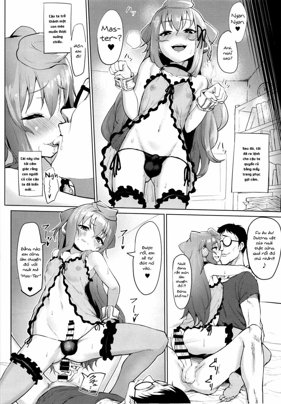 [Molossan (Morochin-san)] Master, Pakohame Shiyo (Hacka Doll) [Vietnamese Tiếng Việt] [Santancongly] [Digital] - Page 10