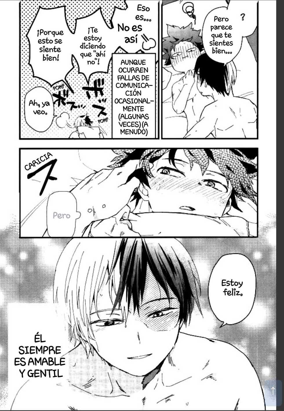 (C92) [Mini Karaageteishoku Ohmori (Tooka)] Midoriya-kun to Todoroki-kun ga Taiiku Souko de xxx suru Hon | Midoriya-kun Y Todoroki-kun Son XXX En El Armario De Suministros De La Eh [Spanish] [Shousanki] - Page 3