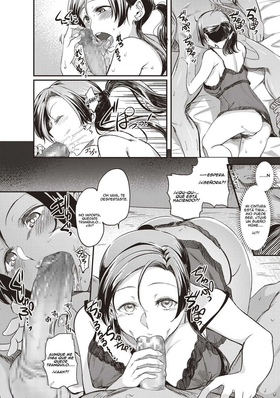 [Vyo] Joushi no Oku-san ni Hamerarete... (COMIC Masyo 2018-10) [Spanish] [JentaiM] [Digital] - Page 8