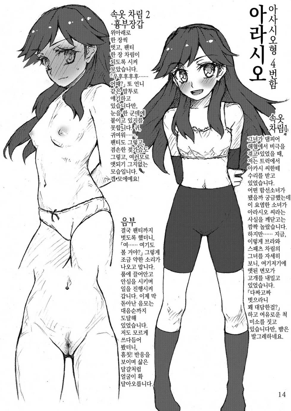 [LUNATIC PROPHET (Arimura Yuu)] Oshikkollection Kuchikukan Hen Yon  - PISS-COLLE DESTROYERS IV | 오줌 컬렉션 구축함편 4 (Kantai Collection -KanColle-) [Korean] [Digital] - Page 14