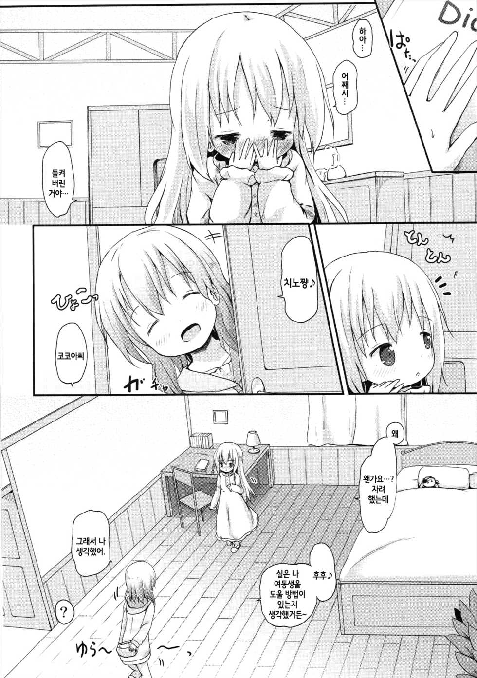 (C90) [Netekuras (Lolisin)] Moshikashite, Chino-chan Onesho Shichatta no?? 2 (Gochuumon wa Usagi desu ka?) [Korean] - Page 3