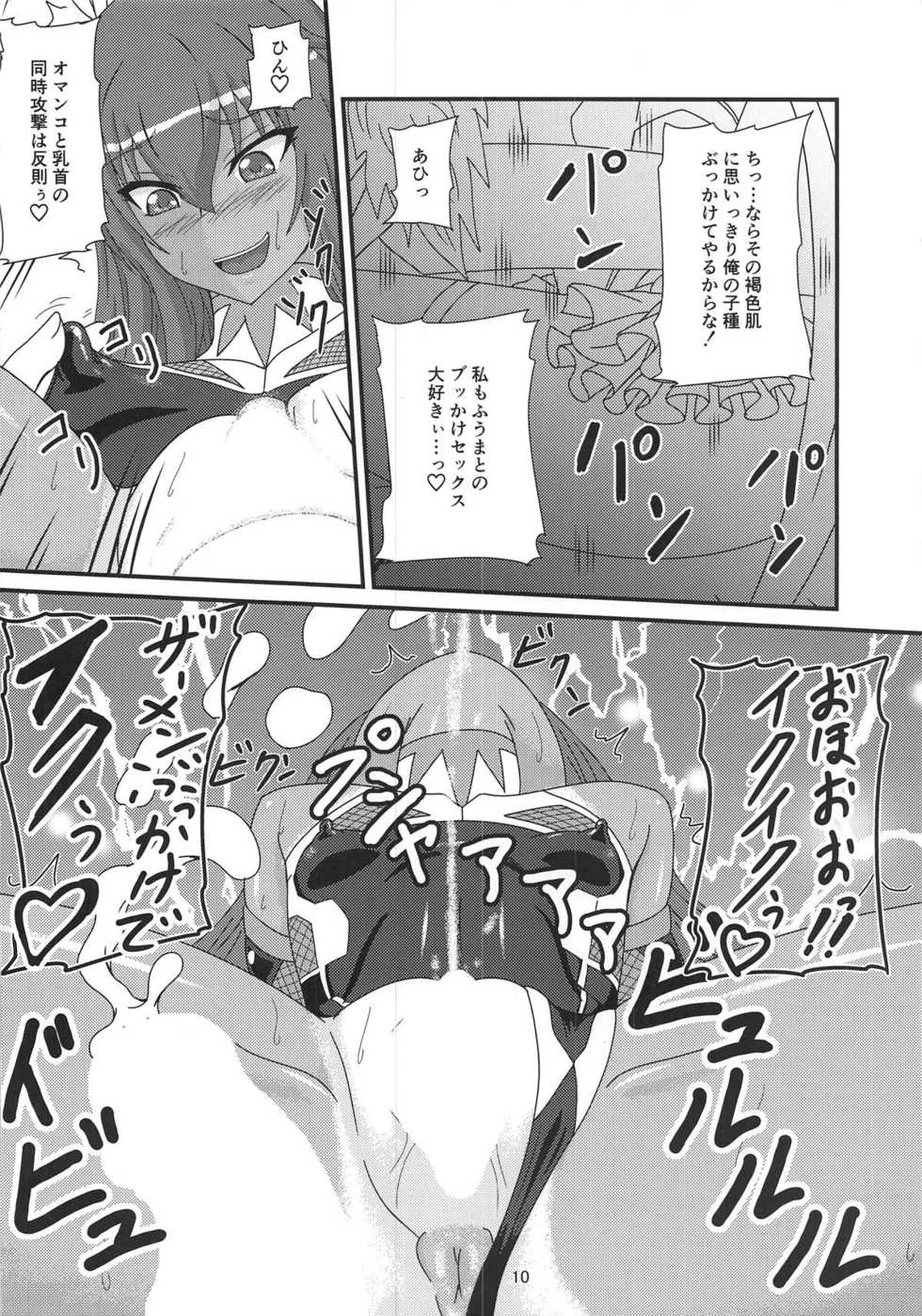 (C95) [Mizutaniya (Mizutani Rin)] Fuuma ni Subete o Sasagemasu (Taimanin Yukikaze) - Page 9