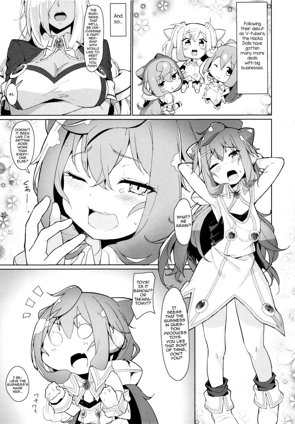 [Molossan (Morochin-san)] Fack DOLL Jibun no Onaho de Shikoshiko Shichau Vtuber (Hacka Doll) [English] [mysterymeat3] [Digital] - Page 5