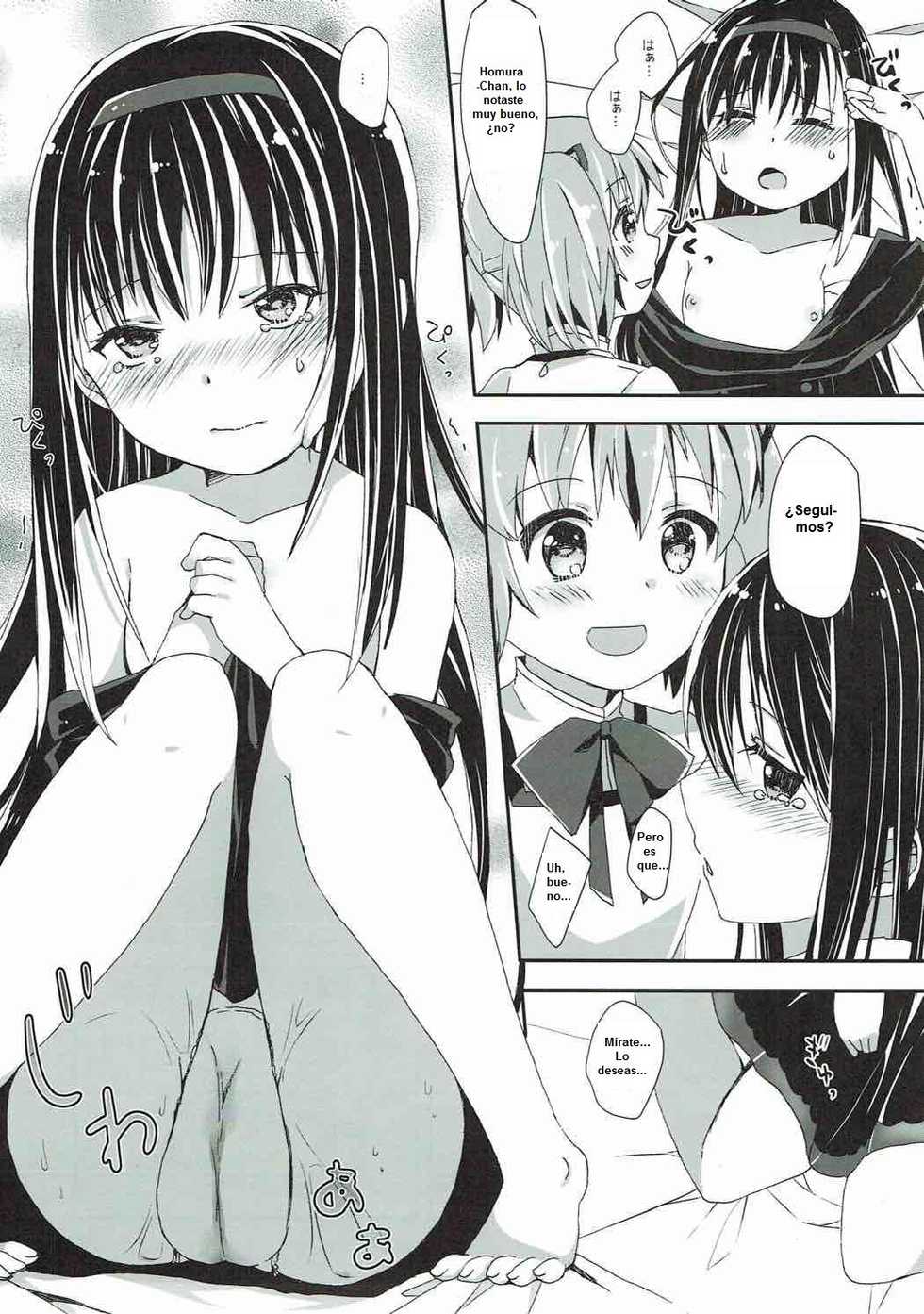 (C86) [Sudachic (Shiono Maki)] Kanojo o Sukuu Tame no Ichiban Tadashikunai Houhou (Puella Magi Madoka Magica) [Spanish] [Biblioteca Yuri HHH] - Page 10