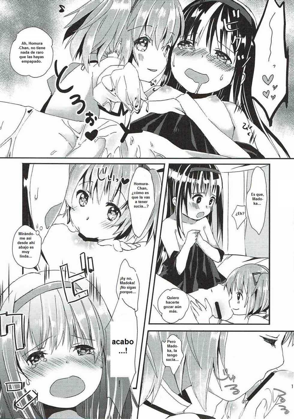 (C86) [Sudachic (Shiono Maki)] Kanojo o Sukuu Tame no Ichiban Tadashikunai Houhou (Puella Magi Madoka Magica) [Spanish] [Biblioteca Yuri HHH] - Page 12