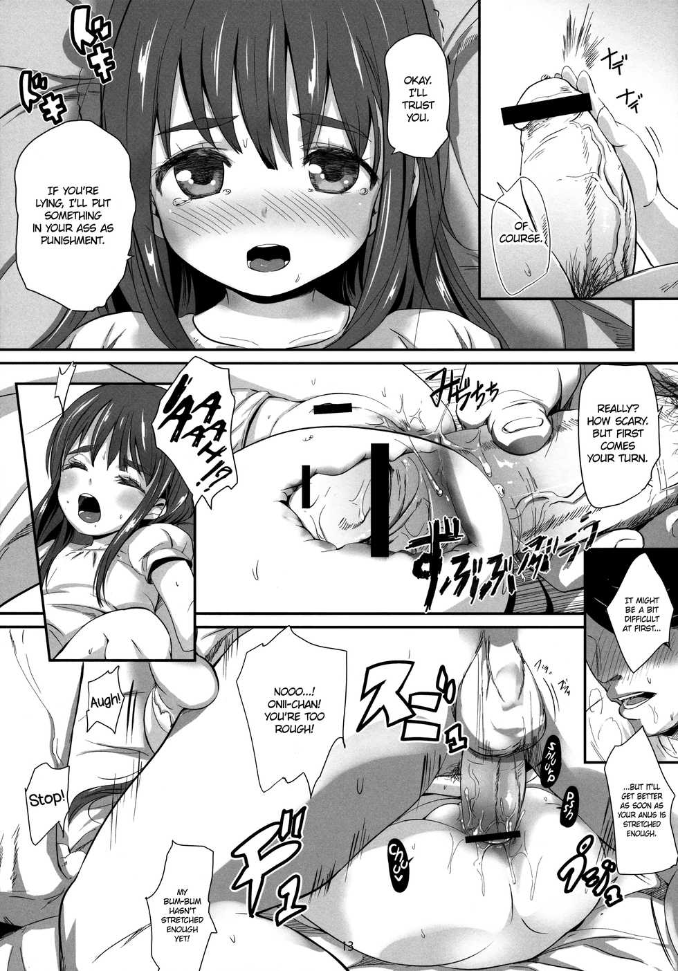 (C84) [Bizensiki Roroppu (Bizen)] Oshiri kara Hajimaru Ai mo Aruyone! | Love Can Spark From the Ass As Well! [English] [The Chrysanthemum Translations] - Page 12