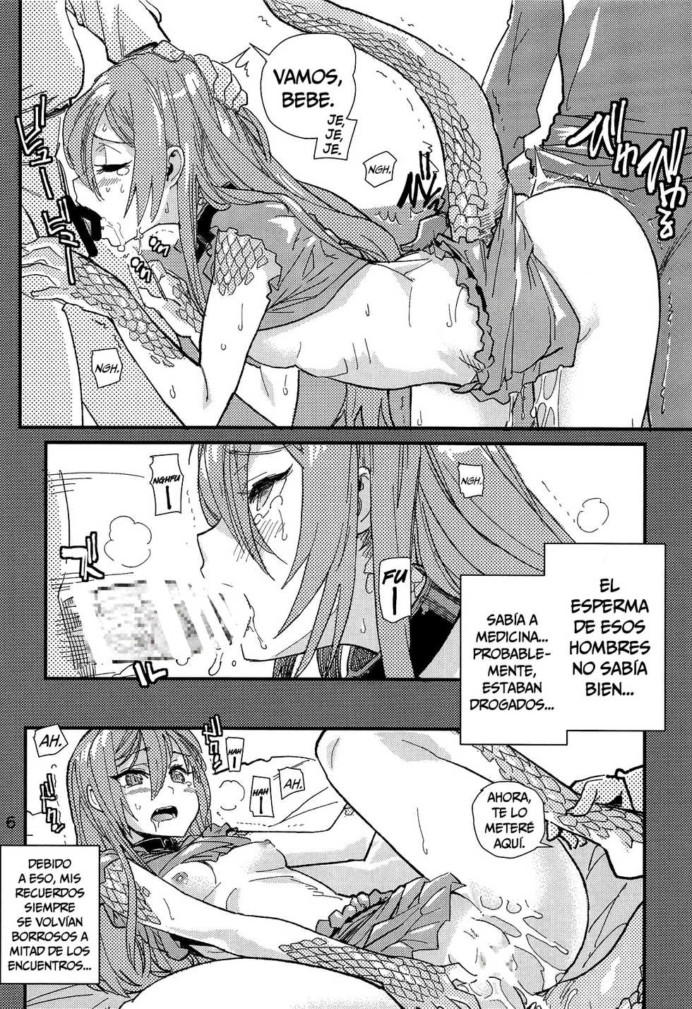 (C94) [Kanikieru (Tomoe Tenbu)] Tokage no Shippo no Sayokyoku (Death March kara Hajimaru Isekai Kyousoukyoku) [Spanish] =Mr.MPD= - Page 6