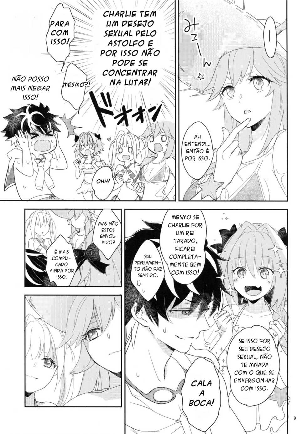 (C95) [kirscherise (Yoshiizumi Hana)] Kirafuri Swimsuit (Fate/Extella Link) [Portuguese-BR] [ascy004] - Page 8