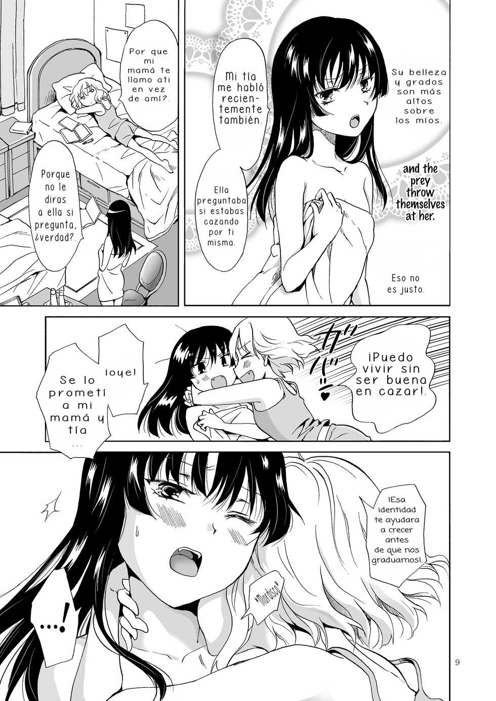 [peachpulsar (Mira)] Chuu Shite Vampire Girls -Kakyuusei ni Oshioki o- | Kiss Me! Vampire Girls -Punishing a Junior- [Spanish] [Digital] - Page 5