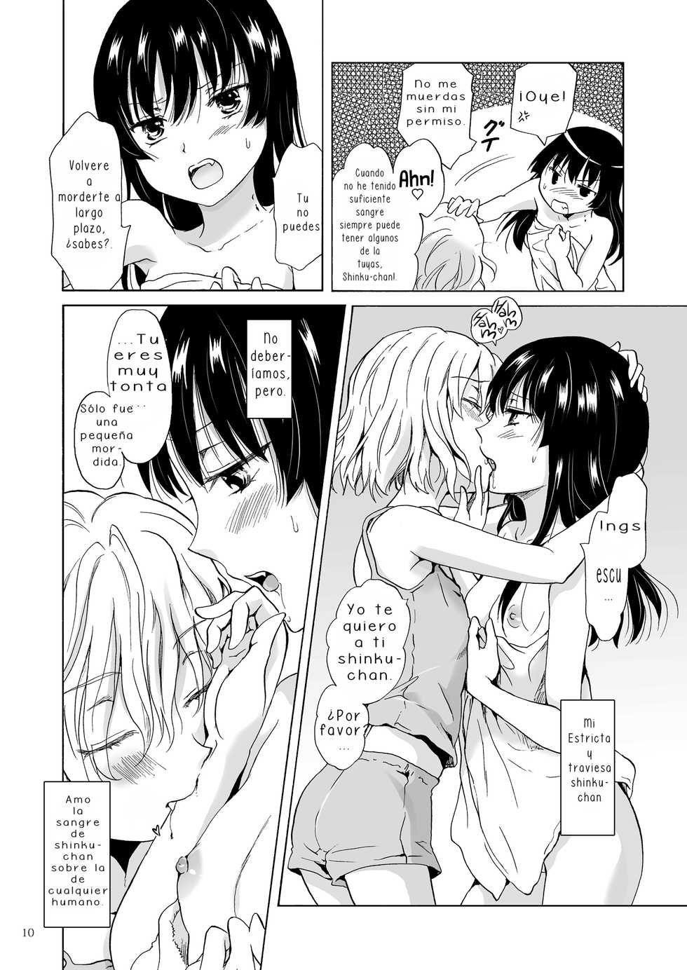 [peachpulsar (Mira)] Chuu Shite Vampire Girls -Kakyuusei ni Oshioki o- | Kiss Me! Vampire Girls -Punishing a Junior- [Spanish] [Digital] - Page 6