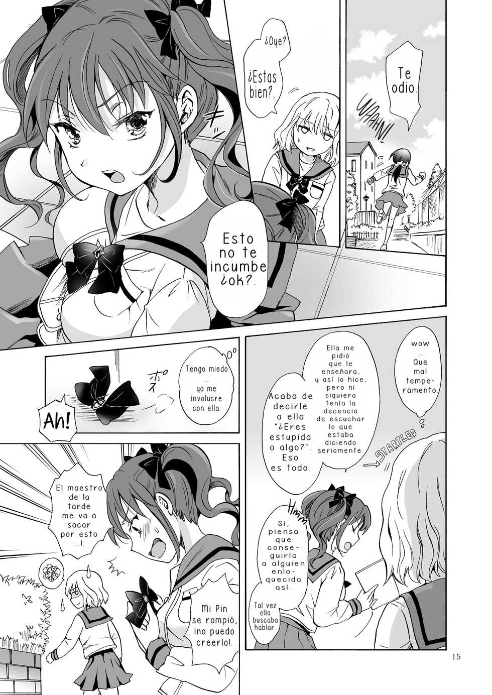 [peachpulsar (Mira)] Chuu Shite Vampire Girls -Kakyuusei ni Oshioki o- | Kiss Me! Vampire Girls -Punishing a Junior- [Spanish] [Digital] - Page 11