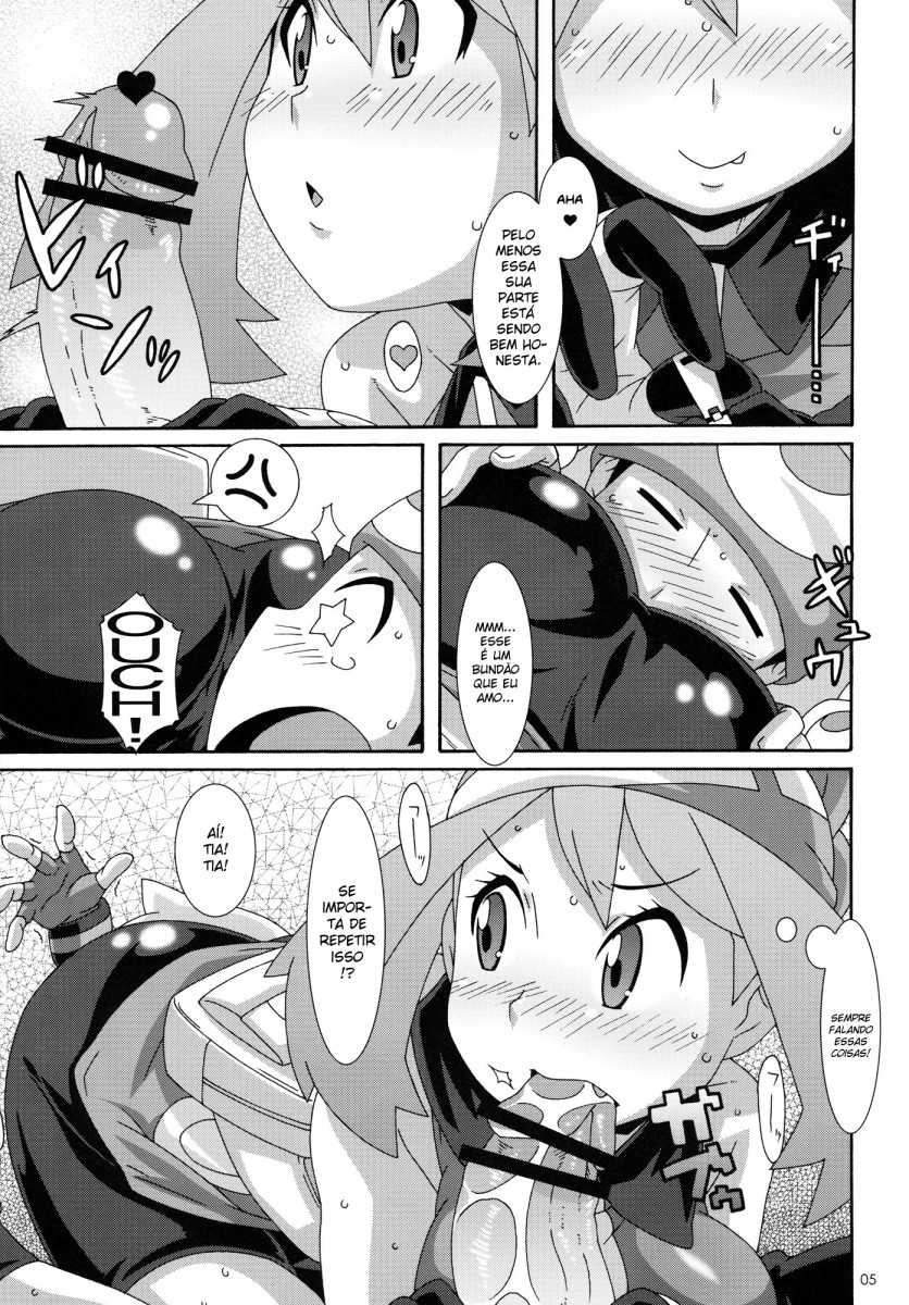 (C81) [Akusei-Shinseibutsu (Nori)] Double-S (Pokemon) [Portuguese-BR] - Page 4