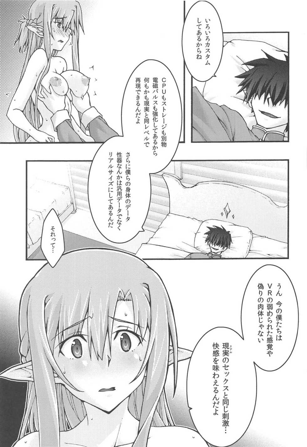 [sandglass (Uyuu Atsuno)] ochiru -asuna4- (Sword Art Online) - Page 22