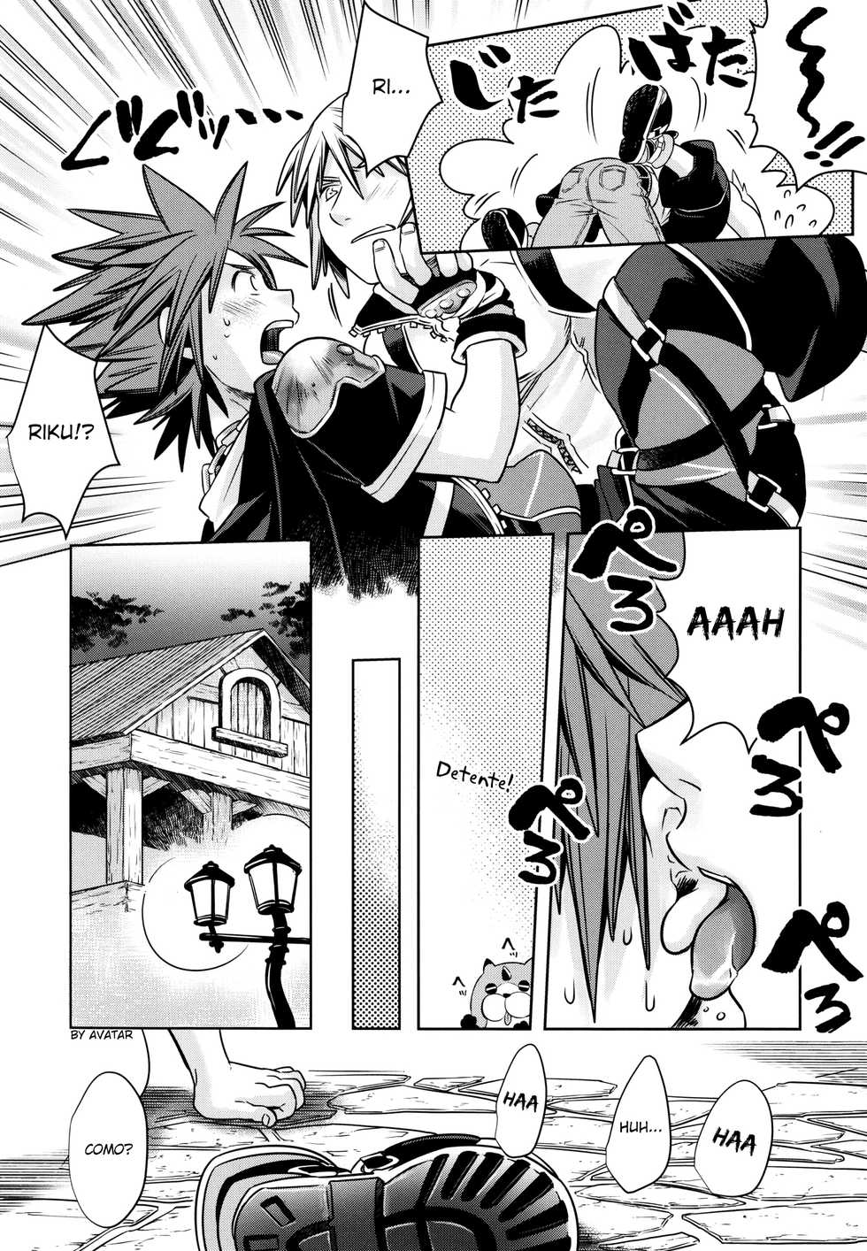 (C87) [Karasuma Pink Higashiiru (Karasuma Pink)] Yume Dakara Suki ni Shite ii nda ze? (Kingdom Hearts) [Spanish] [Avatar-kun] - Page 5