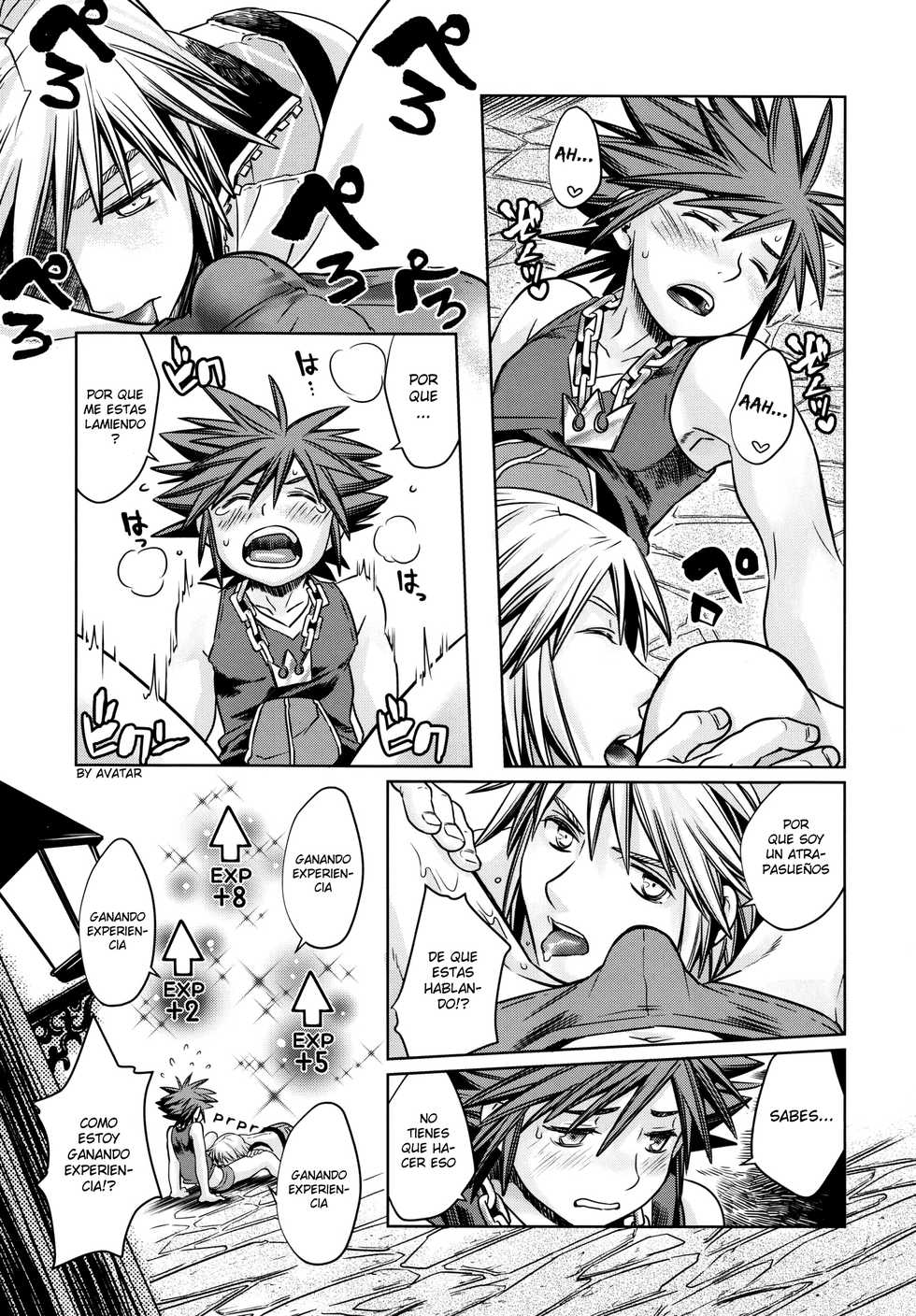 (C87) [Karasuma Pink Higashiiru (Karasuma Pink)] Yume Dakara Suki ni Shite ii nda ze? (Kingdom Hearts) [Spanish] [Avatar-kun] - Page 8