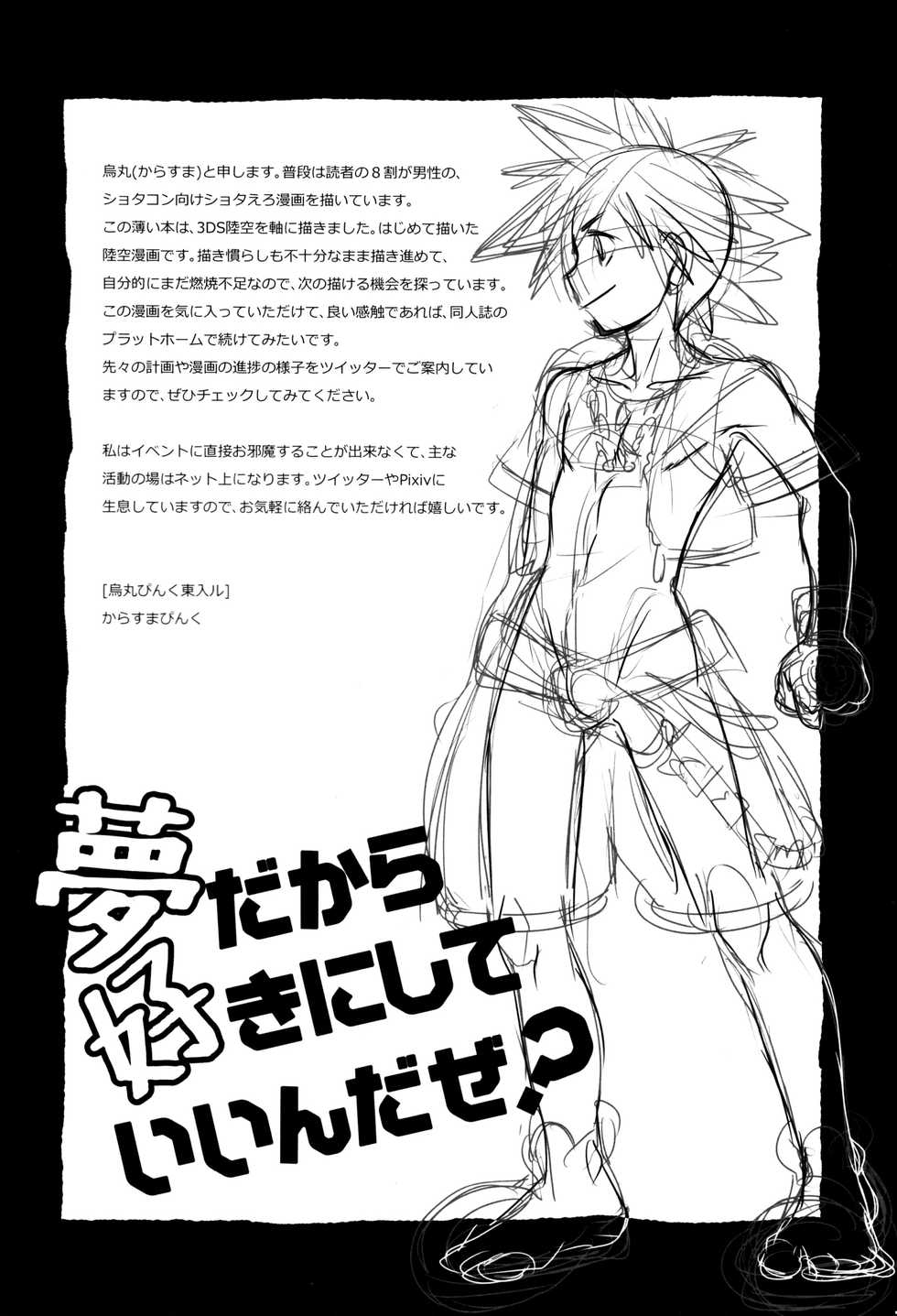(C87) [Karasuma Pink Higashiiru (Karasuma Pink)] Yume Dakara Suki ni Shite ii nda ze? (Kingdom Hearts) [Spanish] [Avatar-kun] - Page 17