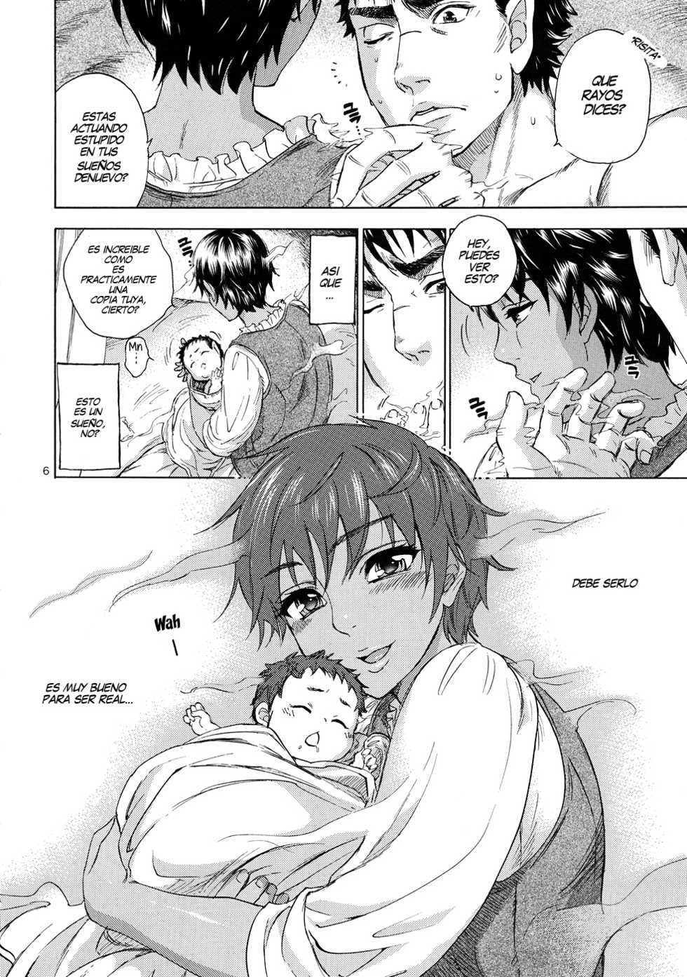 (C82) [Bread & Cake (Kuon Michiyoshi)] Akatsuki wo Matte (Berserk) [Spanish] [Black House] - Page 5