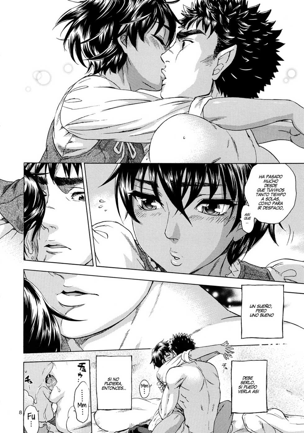 (C82) [Bread & Cake (Kuon Michiyoshi)] Akatsuki wo Matte (Berserk) [Spanish] [Black House] - Page 7