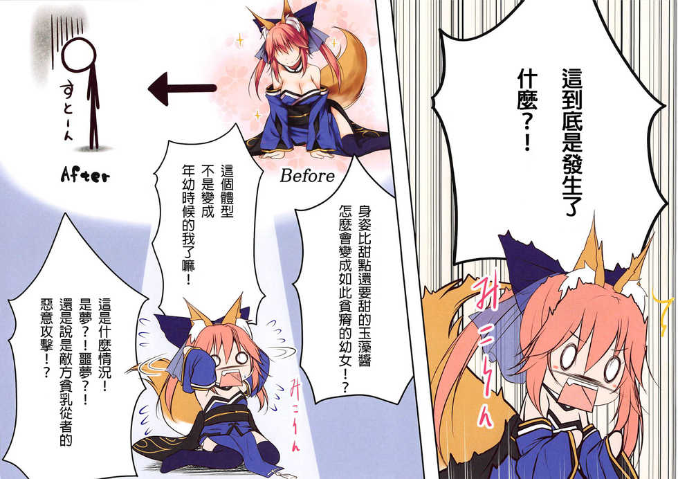 (C95) [POETTO (Haryu)] Lolikko Tamamo-chan (Fate/Grand Order) [Chinese] [白姬汉化组] - Page 3