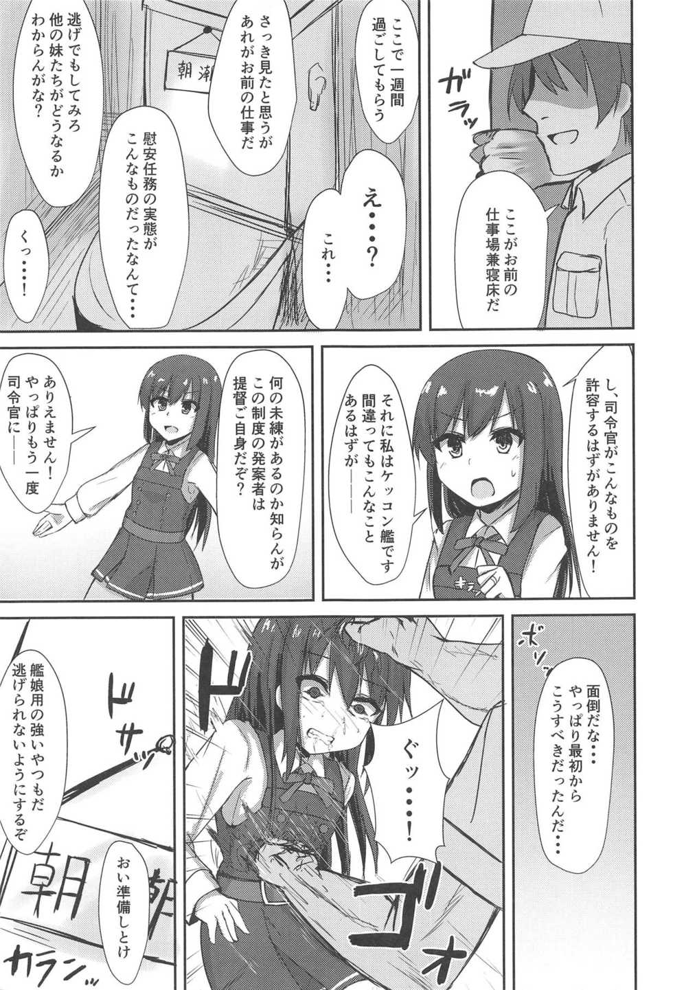 (C95) [Locomocodon (Locos)] Asashio-chan no Seishori Shuukan (Kantai Collection -KanColle-) - Page 6